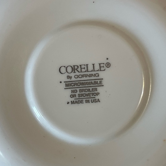 Set of 5 Corelle Corning Blue Velvet Saucers Plates 6 1/4" - Picture 5 of 5